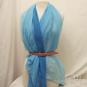 Bloomingdales Gradual Blue Scarf